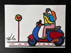 Marco Lodola (1955) - Coppia in vespa