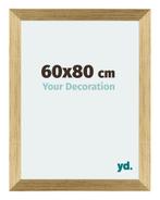 Fotolijst 60x80 cm - Goud Glans - MDF - Mura, Huis en Inrichting, Woonaccessoires | Lijsten, Verzenden, Nieuw