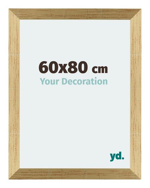 Fotolijst 60x80 cm - Goud Glans - MDF - Mura, Huis en Inrichting, Woonaccessoires | Lijsten, Nieuw, Verzenden
