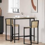 vidaXL Tafel Sonoma Eiken 100 x 40 x 100,5 cm Engineered, Verzenden, Nieuw, Overige houtsoorten, Minder dan 50 cm