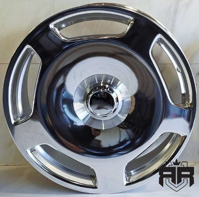 19 inch 5x112 JF Luxury Breedset H3068F Full Chrome velgen, Auto-onderdelen, Banden en Velgen, Velg(en), Nieuw, Ophalen of Verzenden