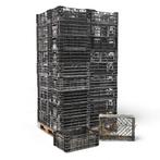 Gebruikte Euronorm stapelbakken wanden + bodem geperforeerd, Ophalen of Verzenden, Gebruikt