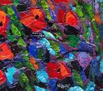 NOLAC - NOLAC - Coquelicots en Provence (61x50 cm) - Huile, Antiek en Kunst