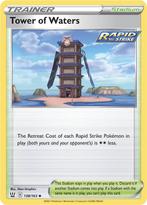 Tower of Waters 138/163 Battle Styles, Hobby en Vrije tijd, Verzamelkaartspellen | Pokémon, Ophalen of Verzenden, Nieuw, Losse kaart