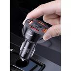 Xtrobb Auto-oplader: 4 USB-Poorten en Quick Charge voor O..., Auto diversen, Auto-accessoires, Ophalen of Verzenden, Nieuw