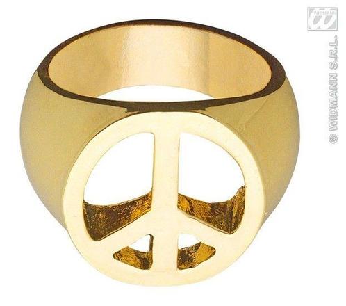 Peace and Love rind goud, Kleding | Dames, Carnavalskleding en Feestkleding, Nieuw, Ophalen of Verzenden
