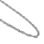 Halsketting - 18 karaat Witgoud, Sieraden, Tassen en Uiterlijk, Nieuw