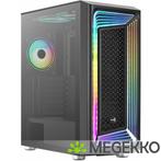 Aerocool Interstellar Midi Tower Zwart, Computers en Software, Computerbehuizingen, Verzenden, Nieuw