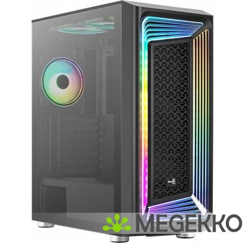 Aerocool Interstellar Midi Tower Zwart, Computers en Software, Computerbehuizingen, Nieuw, Verzenden