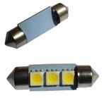 Auto LEDlamp 2 stuks | LED festoon 36mm | 3-SMD daglichtwit, Nieuw, Verzenden