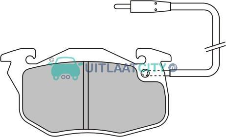 *Tip*  Remblokken CITROEN PEUGEOT, Auto-onderdelen, Uitlaatsystemen, Nieuw, Citroën, Peugeot, Ophalen of Verzenden