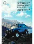1987 MERCEDES BENZ G KLASSE BROCHURE DUITS, Boeken, Nieuw, Author