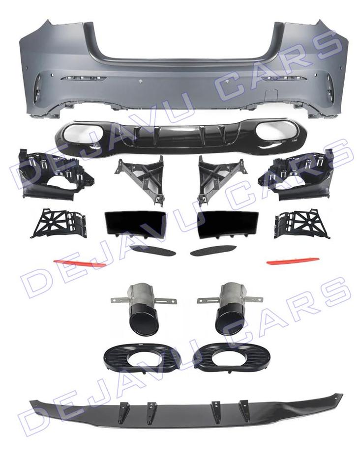 A35 AMG Look Achterbumper voor Mercedes Benz A Klasse V177 S, Auto diversen, Tuning en Styling, Ophalen of Verzenden