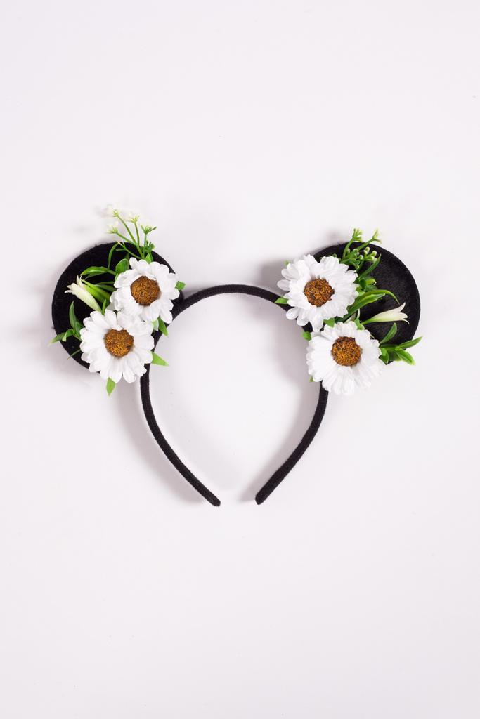 Haarband Mouse Oortjes Bloemetjes Witte Madeliefjes Madelief, Kleding | Dames, Carnavalskleding en Feestkleding, Accessoires, Nieuw
