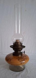 V.F.W. Schutz 20 Cylinder - Olielamp - Glas, Messing,, Antiek en Kunst