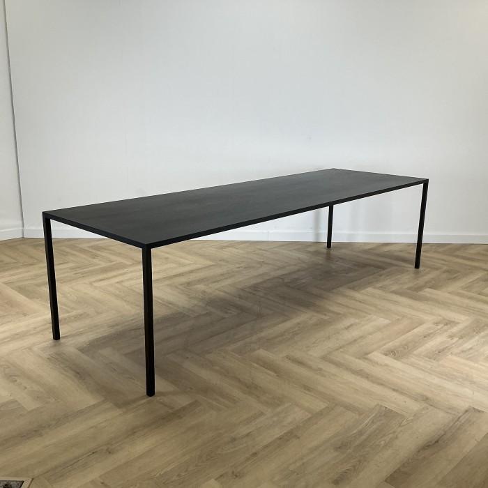 ARCO design tafel 280x90 cm, donker-bruin - hout, Huis en Inrichting, Tafels | Eettafels, Gebruikt, Ophalen of Verzenden
