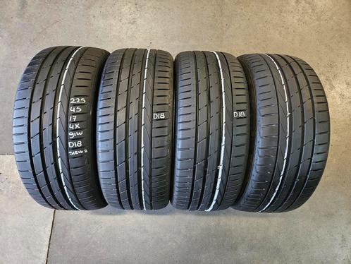 225/45/17 91W HANKOOK VENTUS S1EVO2 D18 6,6MM PROFIEL, Auto-onderdelen, Banden en Velgen, 17 inch, Erkend duurzaam, Zomerbanden
