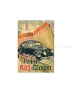 1938 DEIN KDF WAGEN BROCHURE DUITS, Boeken, Auto's | Folders en Tijdschriften, Nieuw, Volkswagen, Author