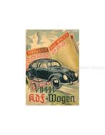 1938 DEIN KDF WAGEN BROCHURE DUITS, Boeken, Auto's | Folders en Tijdschriften, Nieuw, Volkswagen, Author