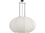 Mica Decorations Pego Hanglamp - H94 x Ø83 cm - Linnen - Off, Huis en Inrichting, Lampen | Hanglampen, Verzenden, Nieuw