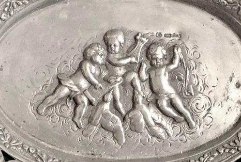 R + S - Schotel - A 800/000 solid silver , Germany , plate ,, Antiek en Kunst, Antiek | Goud en Zilver