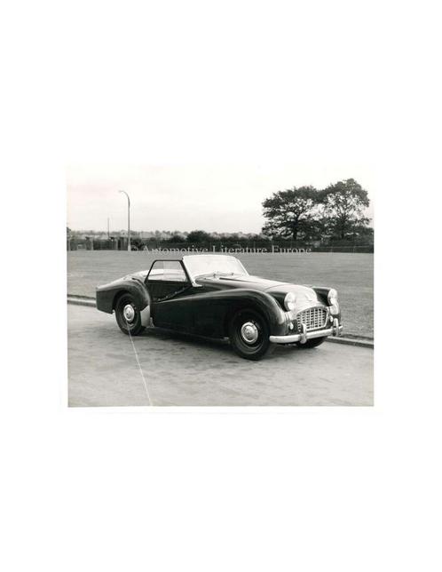 1955 TRIUMPH TR3 CABRIOLET PERSFOTO, Boeken, Auto's | Folders en Tijdschriften
