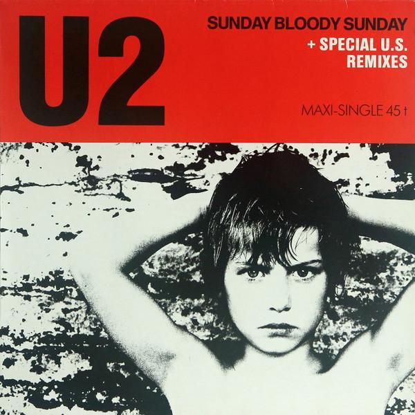 U2 - Sunday Bloody Sunday, Cd's en Dvd's, Vinyl | Pop, Gebruikt, Ophalen of Verzenden