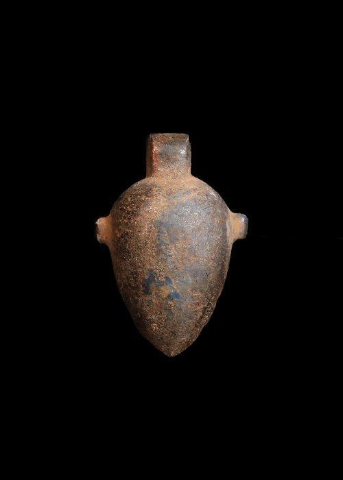 Oude Egypte, late periode Hardstone Hart Amulet (Zonder, Antiek en Kunst, Antiek | Overige Antiek