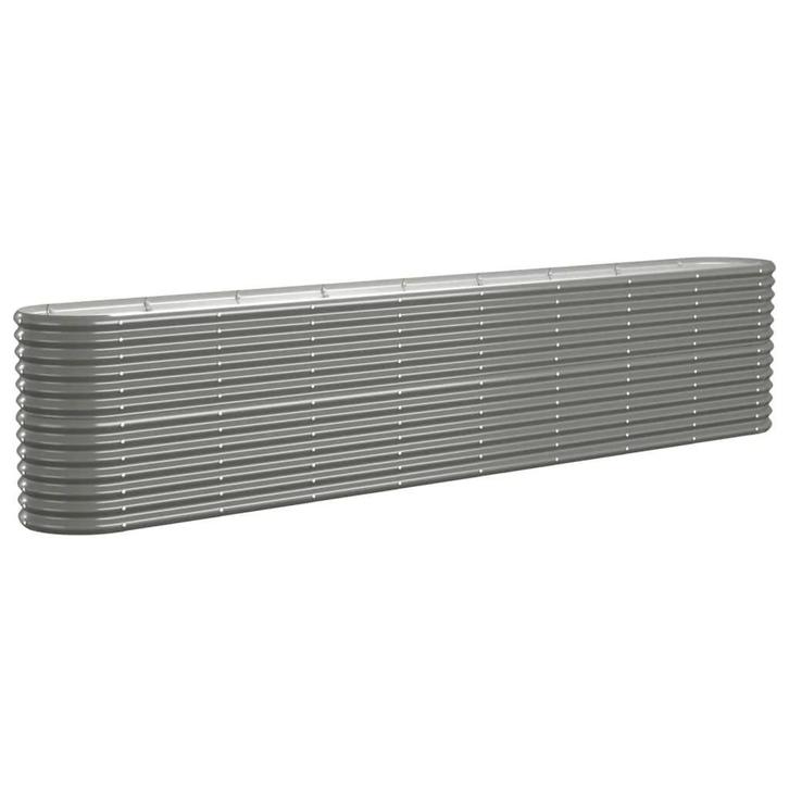 Plantenbak Gepoedercoat Staal | Tweedekansje | 55%, Tuin en Terras, Bloembakken en Plantenbakken, 60 cm of meer, 100 cm of meer