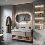 HIPP Design Phantom Ovale LED spiegel - 120x70 cm - Directe, Huis en Inrichting, Woonaccessoires | Spiegels, Ophalen of Verzenden