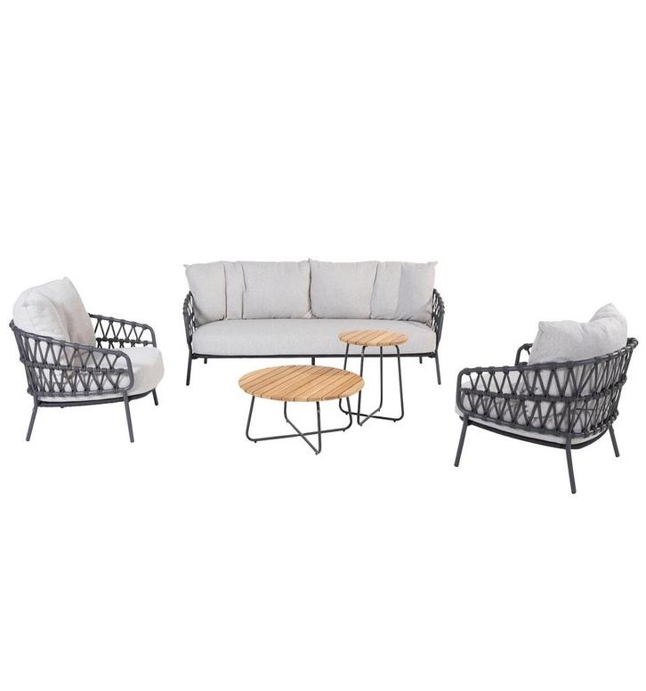 Calpi stoel bank loungeset 5 delig rope 4 Seasons Outdoor, Tuin en Terras, Tuinsets en Loungesets, Nieuw, Ophalen of Verzenden