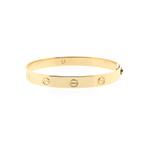 18 Krt. Gouden Love-armband; Cartier lookalike | Ø 54,5 mm, Sieraden, Tassen en Uiterlijk, Ophalen of Verzenden, Gebruikt, Overige kleuren