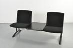 Beta bank, zwart, 155 x 62 cm, 2-zits bank incl. tafel, Ophalen of Verzenden, Nieuw in verpakking