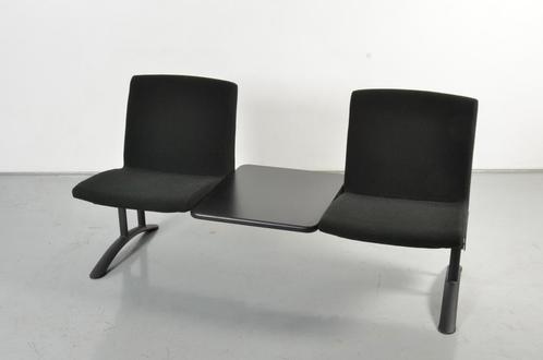 Beta bank, zwart, 155 x 62 cm, 2-zits bank incl. tafel, Zakelijke goederen, Kantoor en Winkelinrichting | Kantoormeubilair en Inrichting