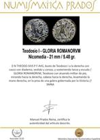 Romeinse Rijk. Theodosius I (379-395 n.Chr.). Follis GLORIA, Postzegels en Munten, Munten | Europa | Niet-Euromunten