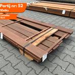 Hardhouten Vlonderplanken 2450x145x25mm, Ophalen of Verzenden, Nieuw