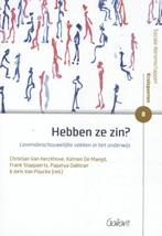 Hebben ze zin? / Sociale Wetenschappen Kruispunten / 8, Verzenden, Gelezen