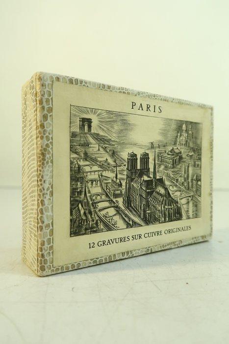 [Decaris] ; G. Visat ; Edric Loliée - Paris : 12 gravures, Antiek en Kunst, Antiek | Boeken en Bijbels