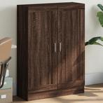 vidaXL Boekenkast 82,5x30,5x115 cm bewerkt hout bruin, Huis en Inrichting, Verzenden, Nieuw, Overige houtsoorten