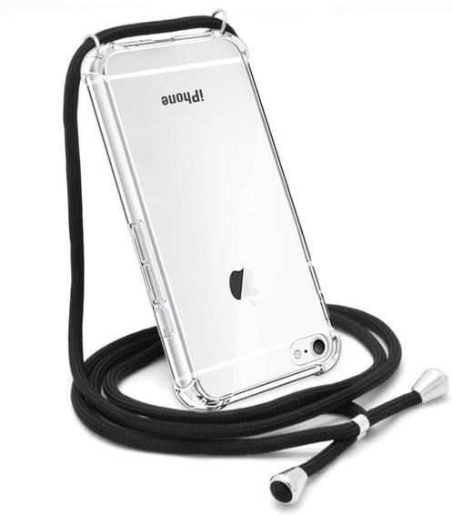 iPhone 6 / 6S Crossbody Transparant TPU Hoesje met Koord, Telecommunicatie, Mobiele telefoons | Hoesjes en Frontjes | Apple iPhone