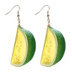 Fako Bijoux® - Oorbellen - Plastic Fruit - Limoen Partje, Sieraden, Tassen en Uiterlijk, Oorbellen, Verzenden, Nieuw