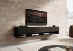 Meubella TV-Meubel Asino mat Zwart 180cm hangend zwevend, Nieuw, 150 tot 200 cm, Overige materialen, Minder dan 100 cm