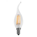 LED lamp E14 | kaarslamp C35, gebogen tip | 4W=40W | warmwit, Huis en Inrichting, Lampen | Overige, Nieuw, Verzenden