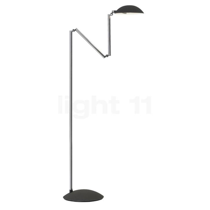 ClassiCon Orbis Vloerlamp, zwart/chroom (Staande lampen), Huis en Inrichting, Lampen | Vloerlampen, Nieuw, Verzenden