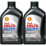 Shell Aanbieding: 2 X Helix Ultra Professional Ab-L 0W30 1L, Verzenden