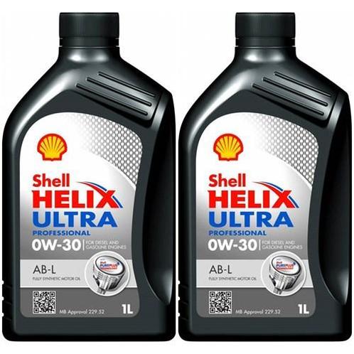 Shell Aanbieding: 2 X Helix Ultra Professional Ab-L 0W30 1L, Auto diversen, Onderhoudsmiddelen, Verzenden