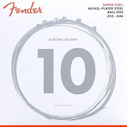 Fender Elektrische Gitaarsnaren SET SUPER F250R .010  Nieuw!, Muziek en Instrumenten, Instrumenten | Toebehoren, Elektrische gitaar