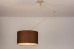Rietveld Hanglampen - Bruin, Beige, Zand - Stof, Metaal, Verzenden, Nieuw