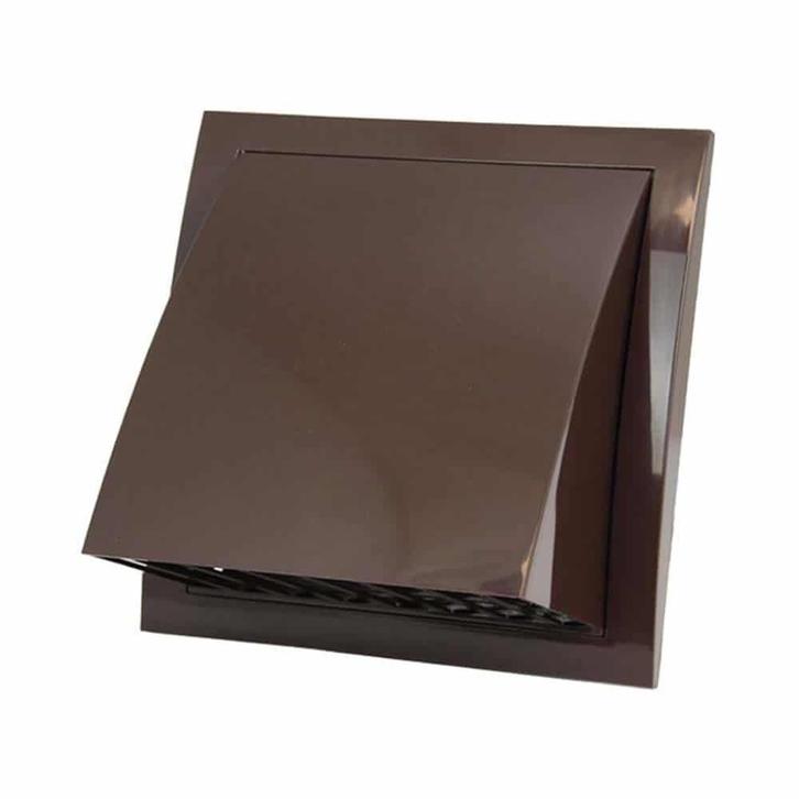 Europlast kunststof gevelrooster met terugslagklep 190 x, Doe-het-zelf en Verbouw, Ventilatie en Afzuiging, Nieuw, Ophalen of Verzenden