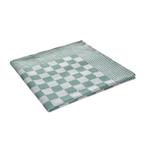 Theedoeken Groen en Wit Geblokt 65x65cm 100% Katoen - Treb T, Huis en Inrichting, Keuken | Textiel, Verzenden, Nieuw, Overige kleuren